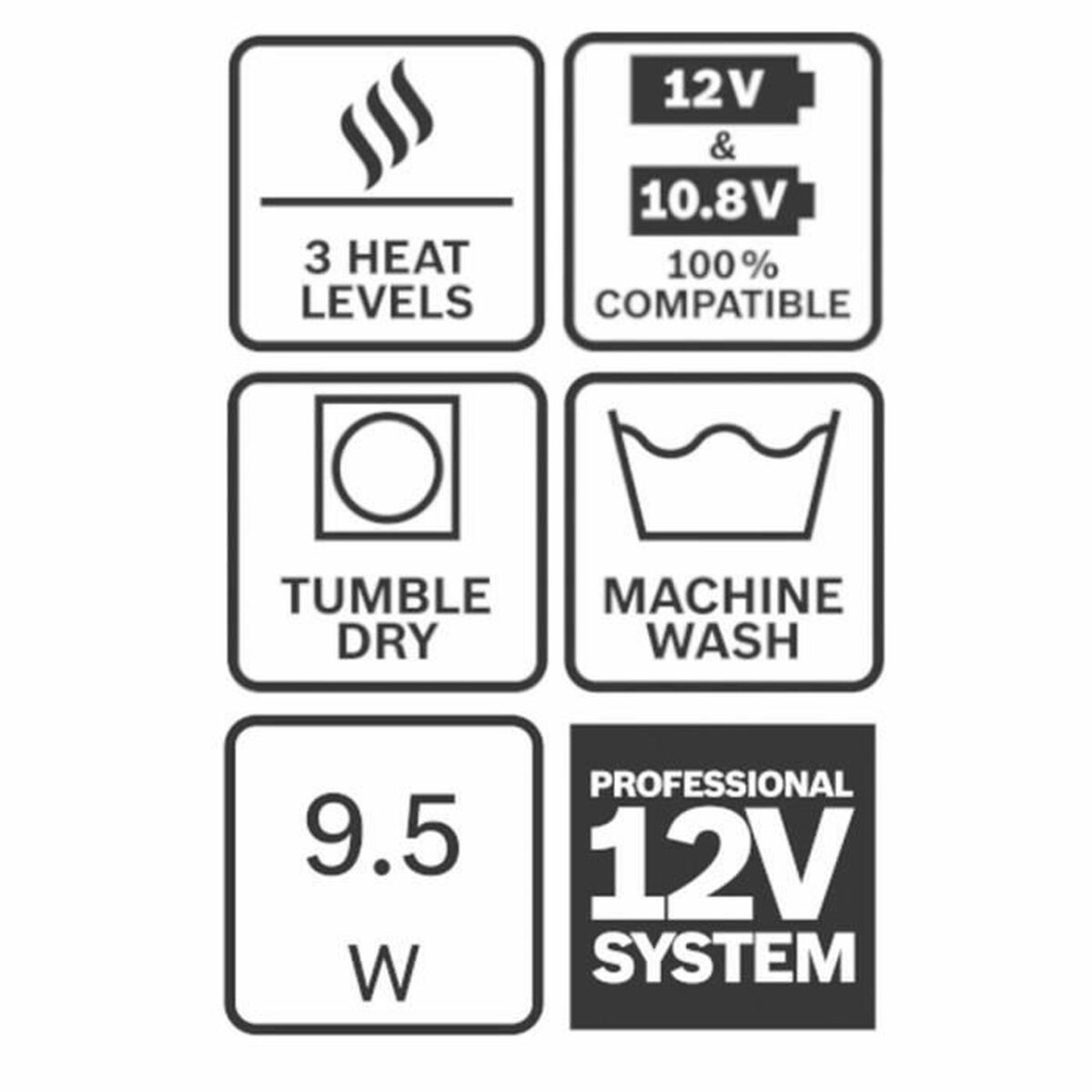 Толстовка с капюшоном мужская BOSCH GHH 12 M-2
