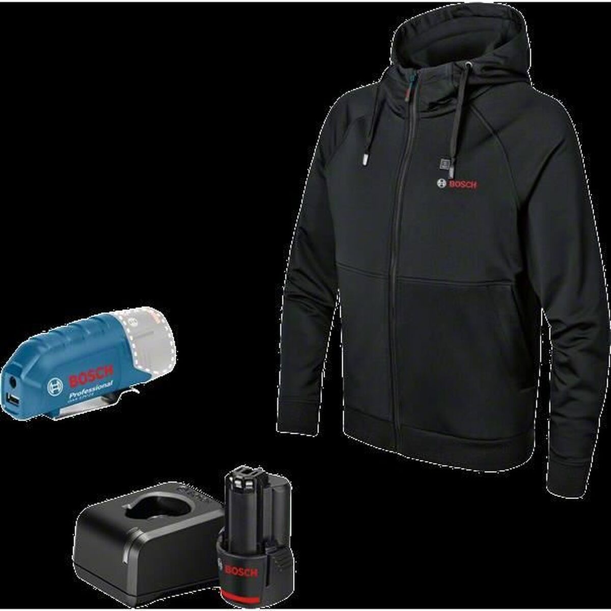 Толстовка с капюшоном мужская BOSCH GHH 12 M-5