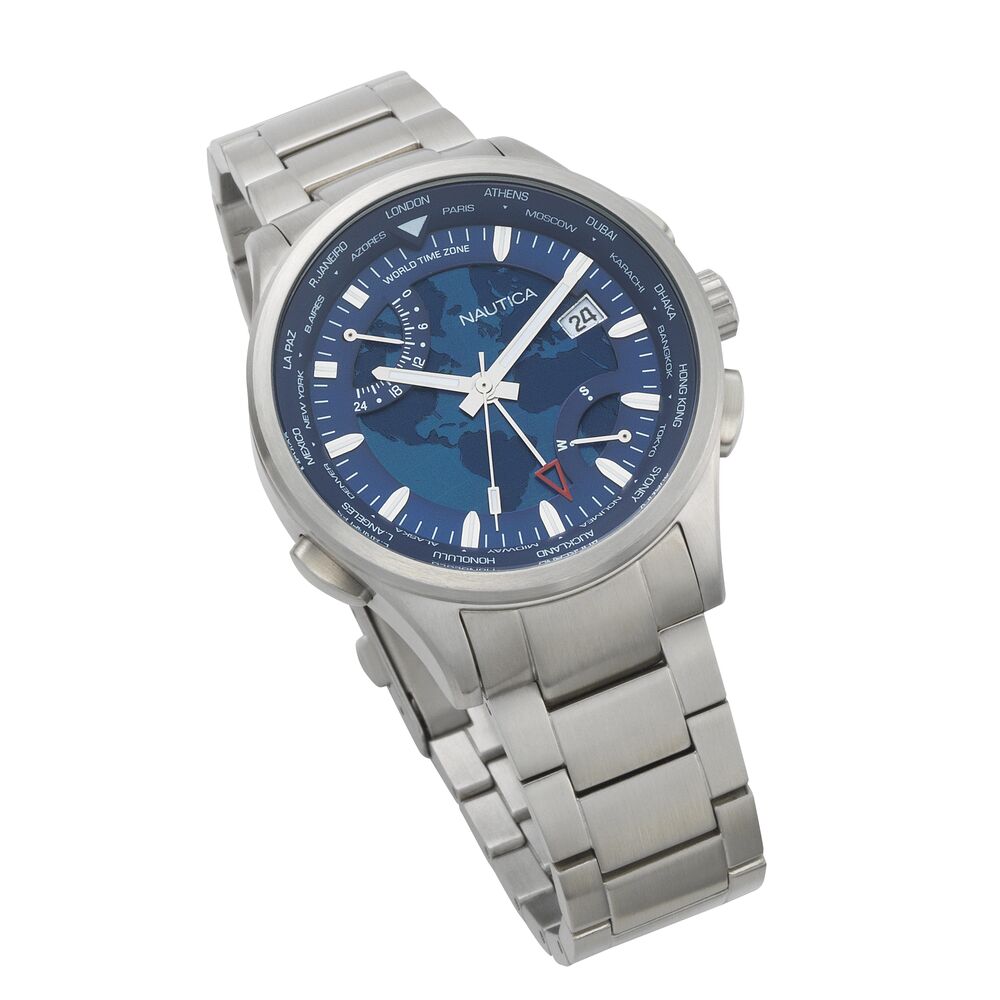 Men's watch Nautica SHANGHAI - WORLDTIMER (Ø 44 mm)-2