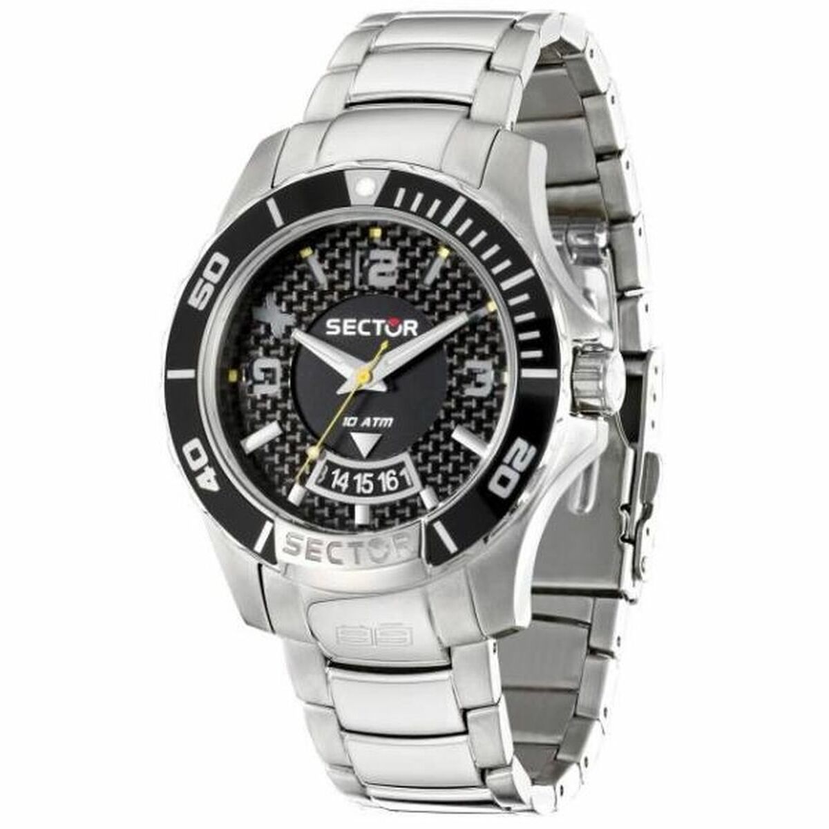 Мужские часы Sector R3253577002 Чёрный (Ø 45 mm)-3