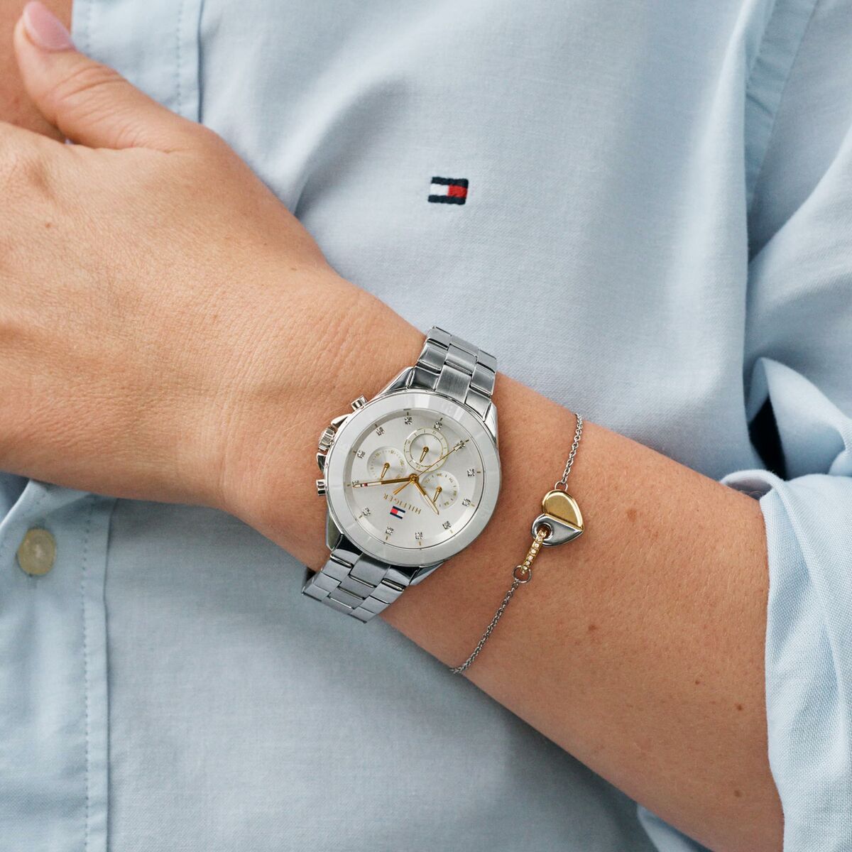 Tommy Hilfiger Erkek Saati 1782707 Gümüş (Ø 40 mm)-5