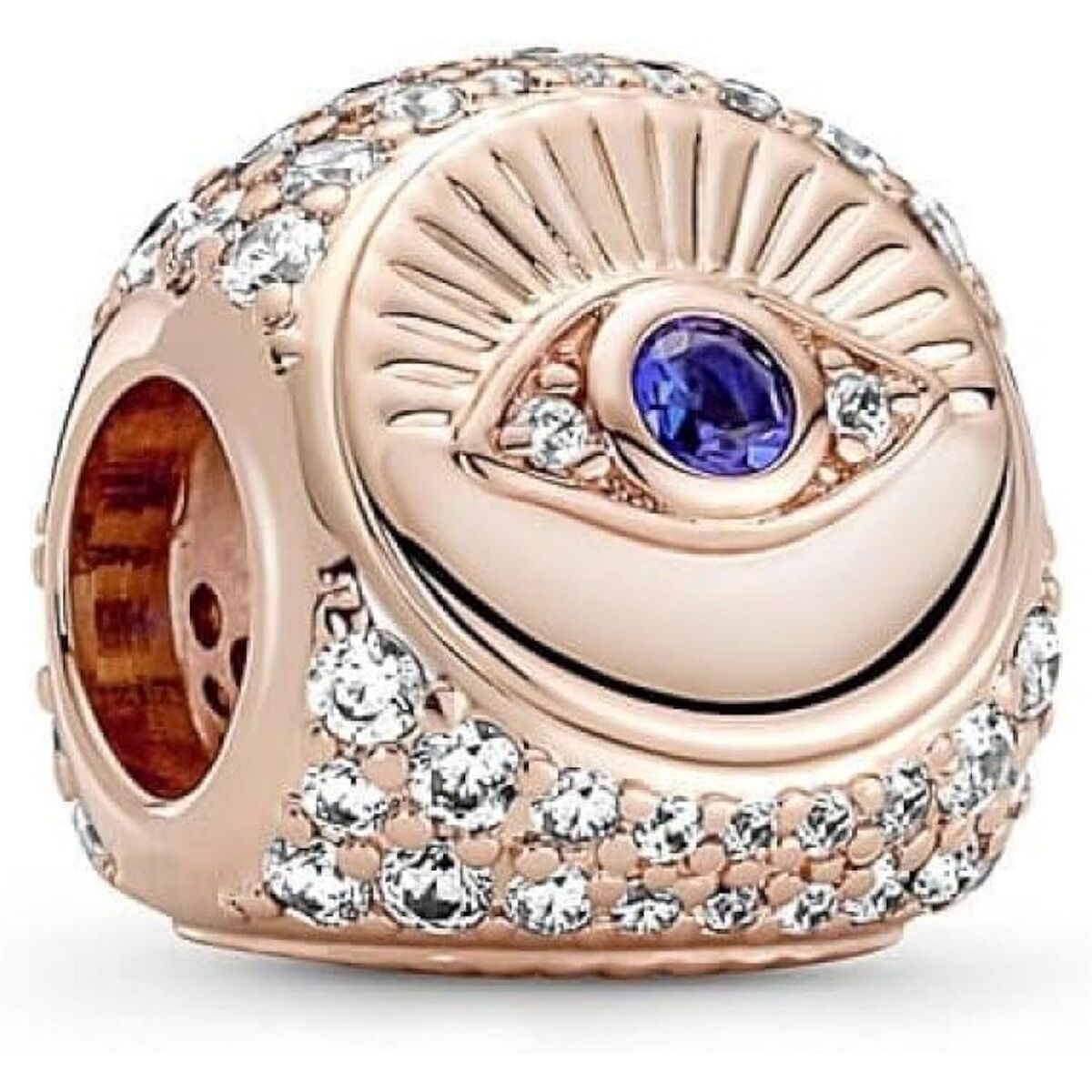 Der weibliche Charme von Pandora HAMSA. ALL-SEEING EYE & FEATHER THREE-SIDED