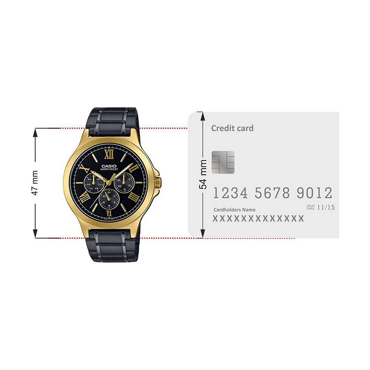 Erkek saati Casio COLLECTION Black (Ø 41. 5 mm)-3