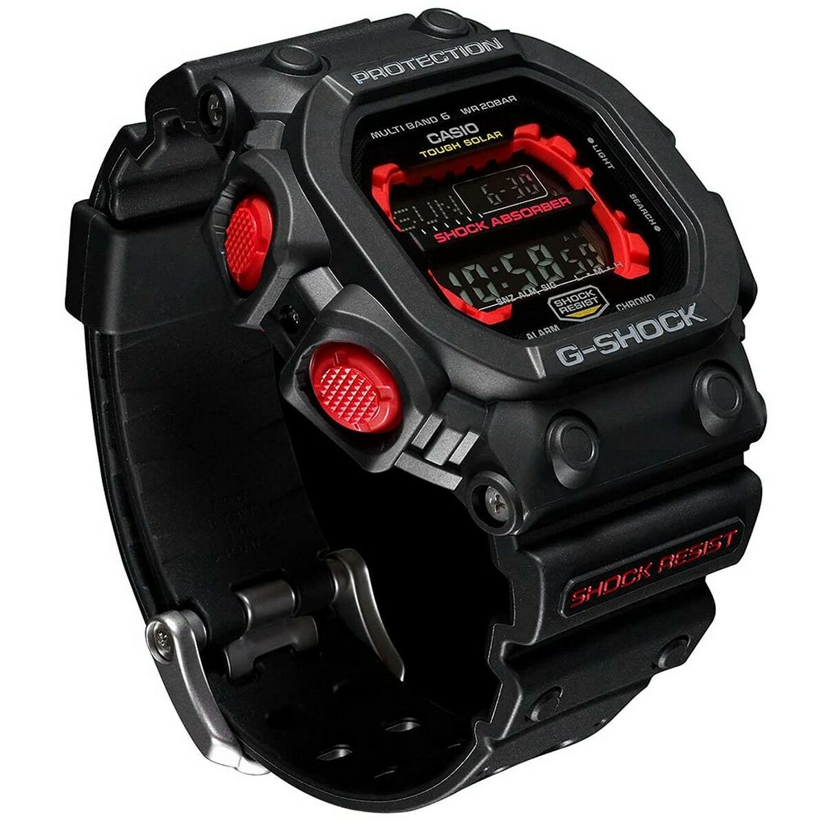 Erkek saati Casio G-Shock THE KING - XL G-SHOCK, ATOMIC HOUR RECEIVER Black (Ø 53. 5 mm) (ø 54 mm)-4