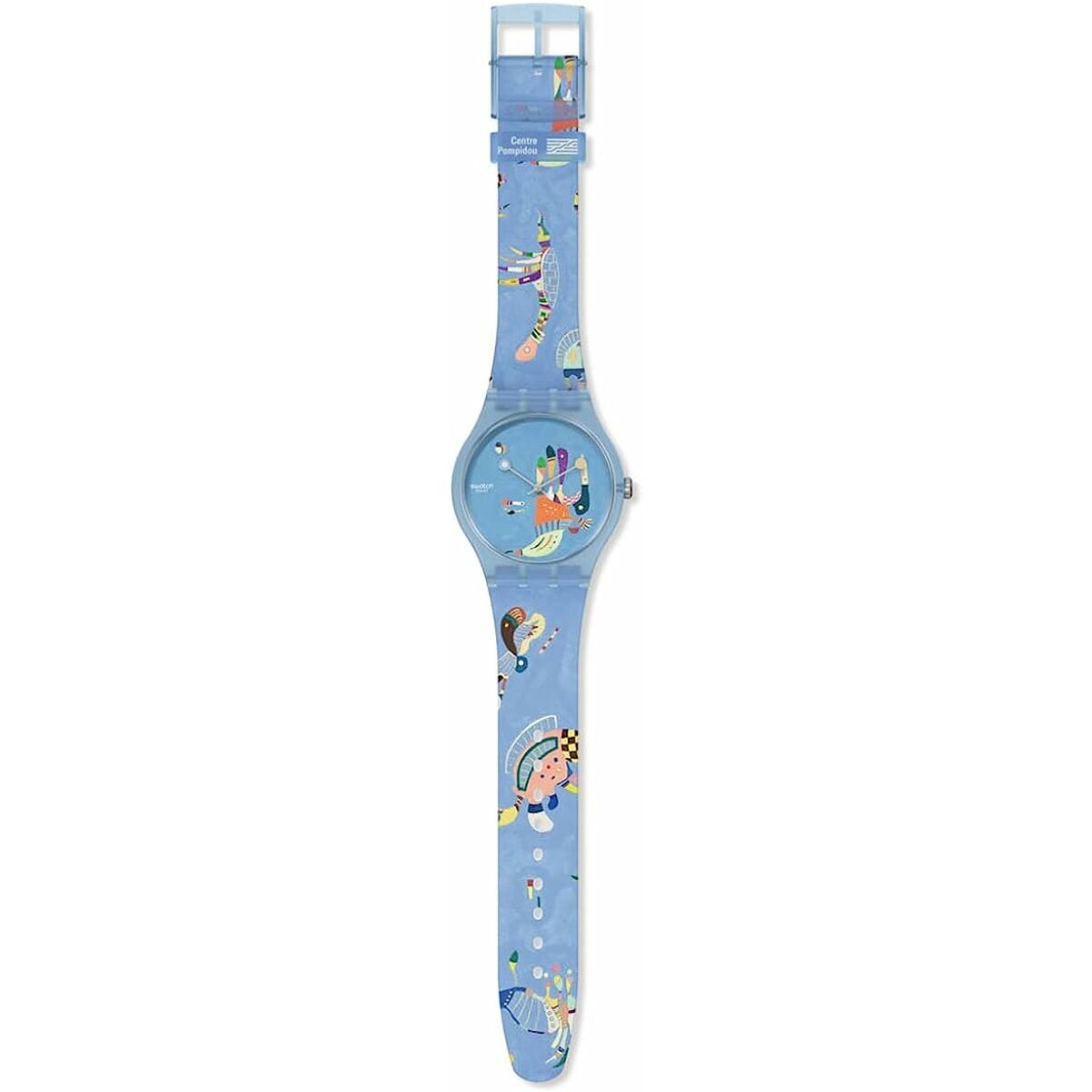 Мужские часы Swatch BLUE SKY, BY VASSILY KANDINSKY (Ø 41 mm)-2