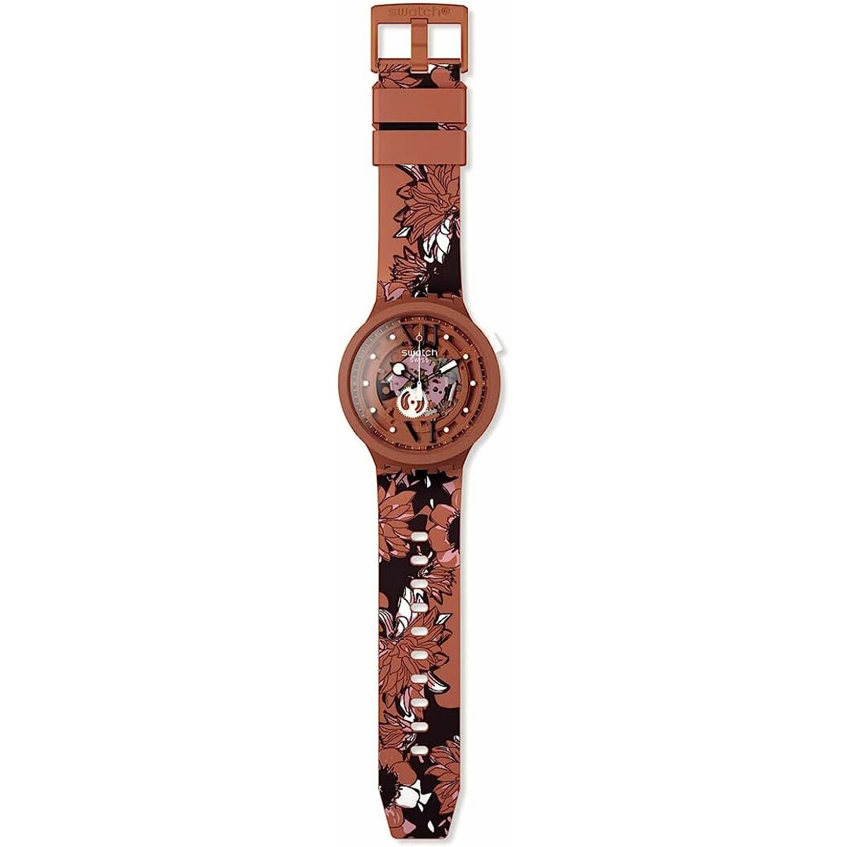 Erkek saati Swatch CAMOFLOWER COTTON (Ø 47 mm)-7