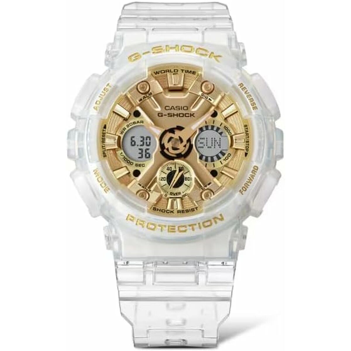 Orologio femminile Casio G-Shock CLASSIC SKELETON GOLD ACCENT (© 46 mm)-2