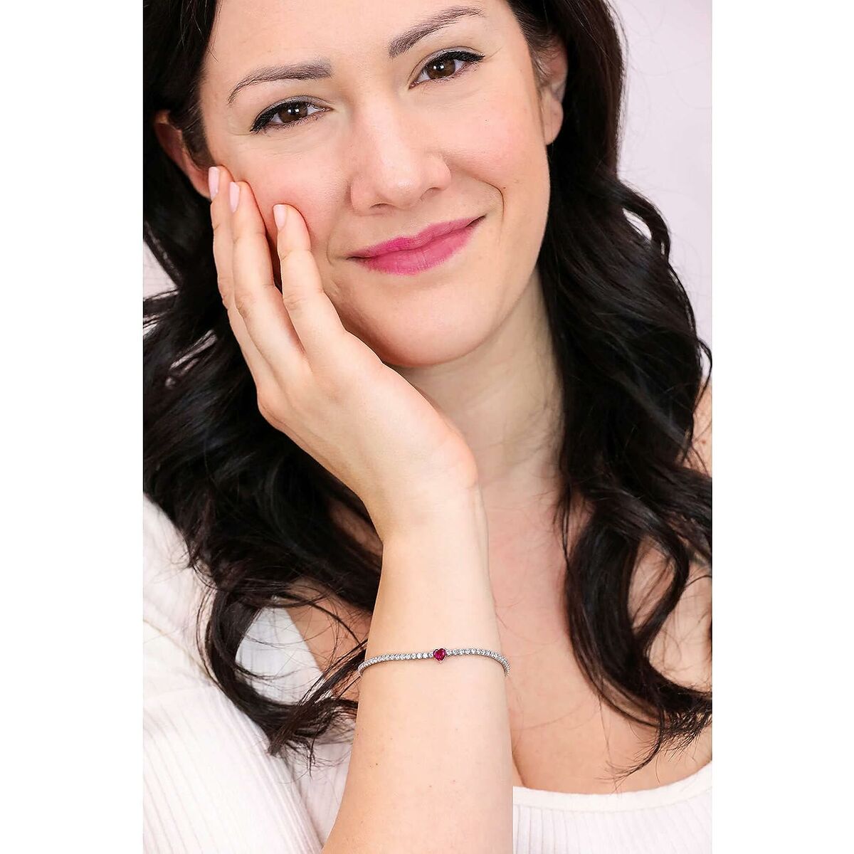 Damenarmbänder Amen BT21CUBRBZ16 Silber-3