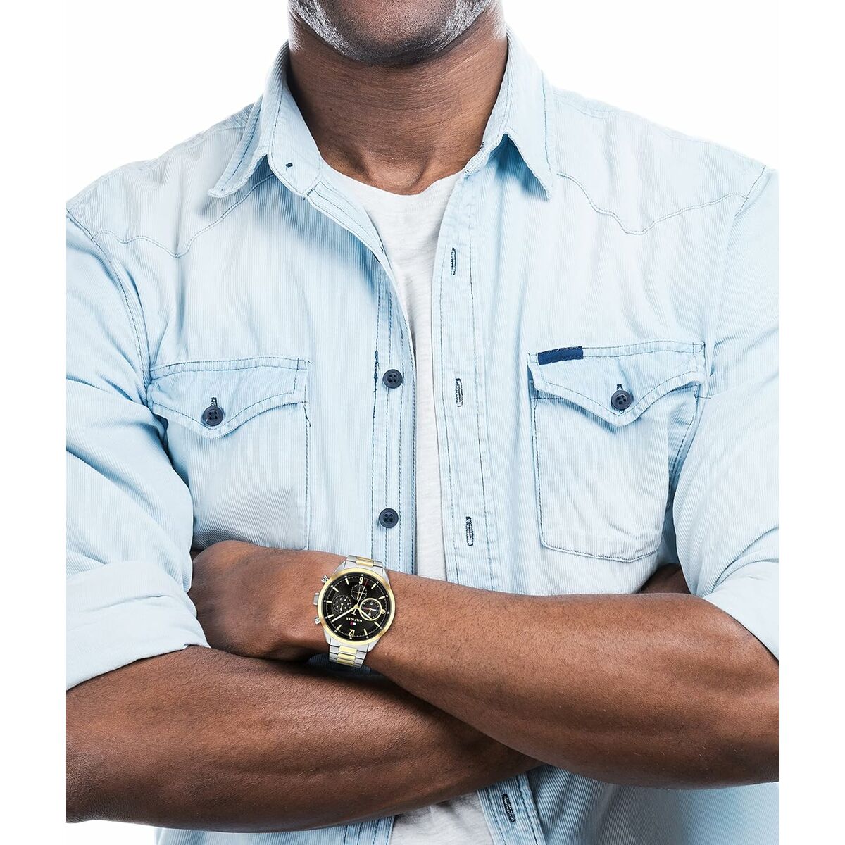 Tommy Hilfiger 1680665 Erkek Saatleri Siyah-4