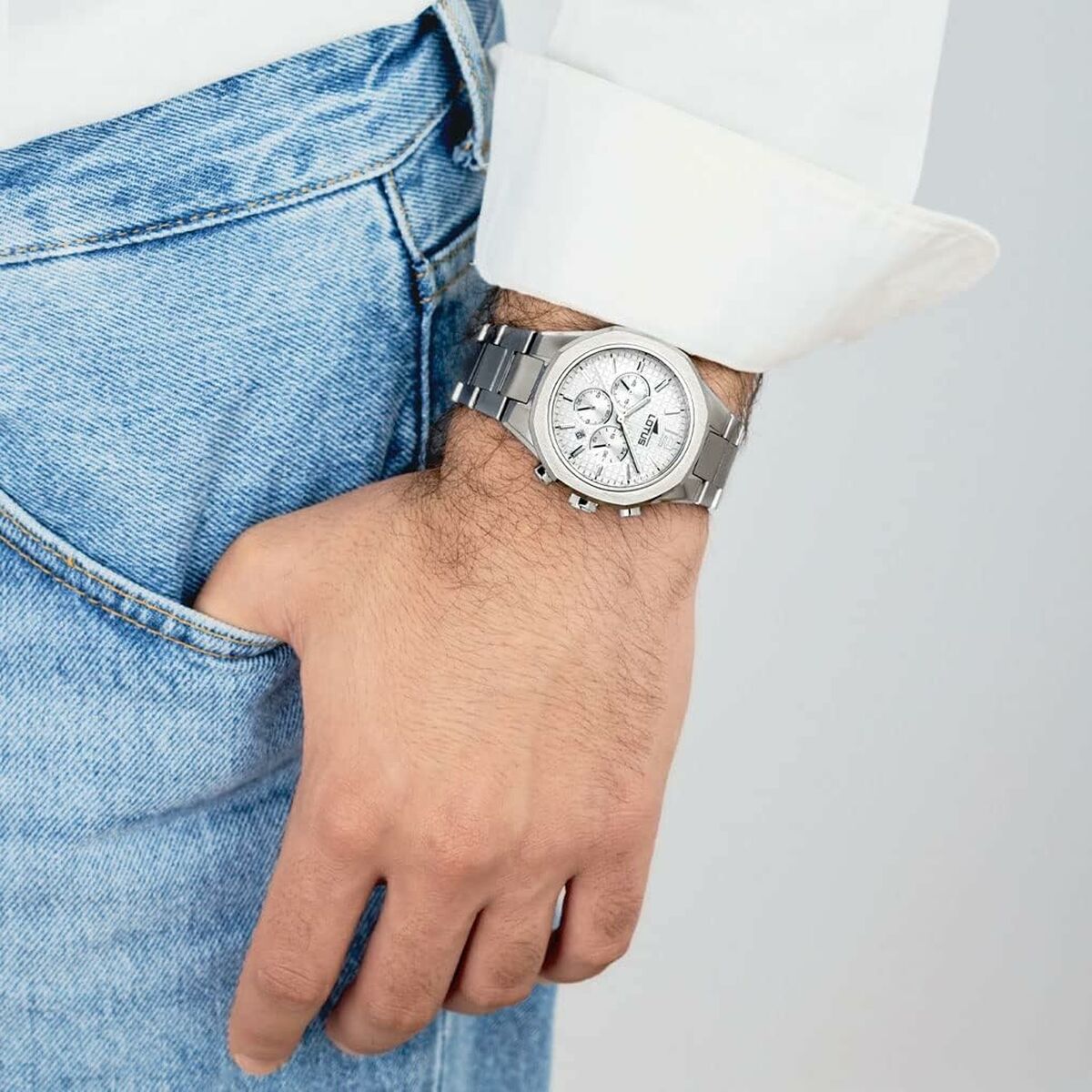 Erkek saati Lotus 18847/1 Gümüş-2