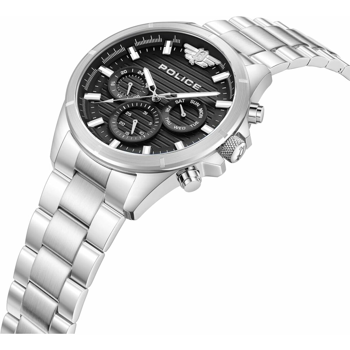 Erkek Saat Polisi PEWJK2227806 Siyah Gümüş-5