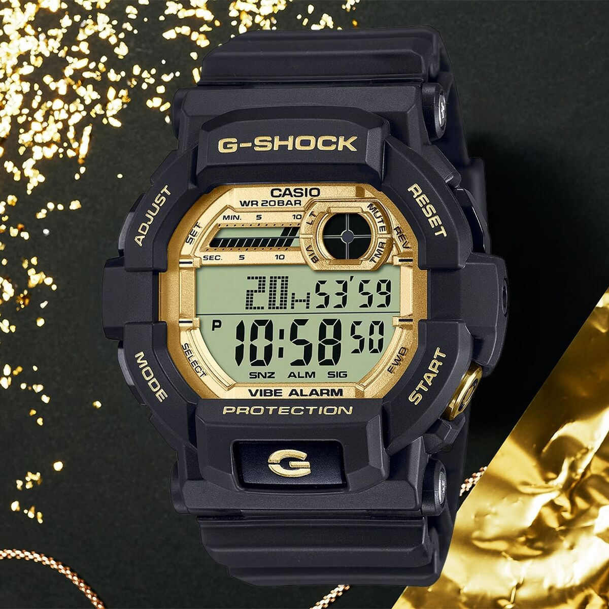 Erkek saati Casio G-Shock GD-350GB-1ER (Ø 51 mm)-3