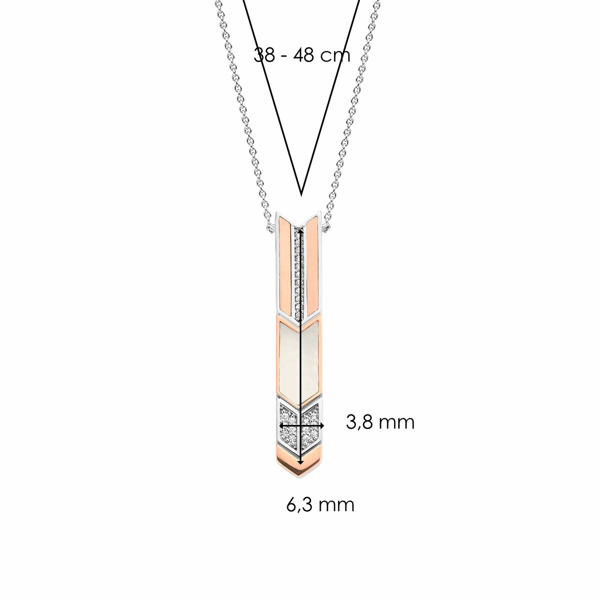 Женские цепочки Ti Sento 3954MW/42-3