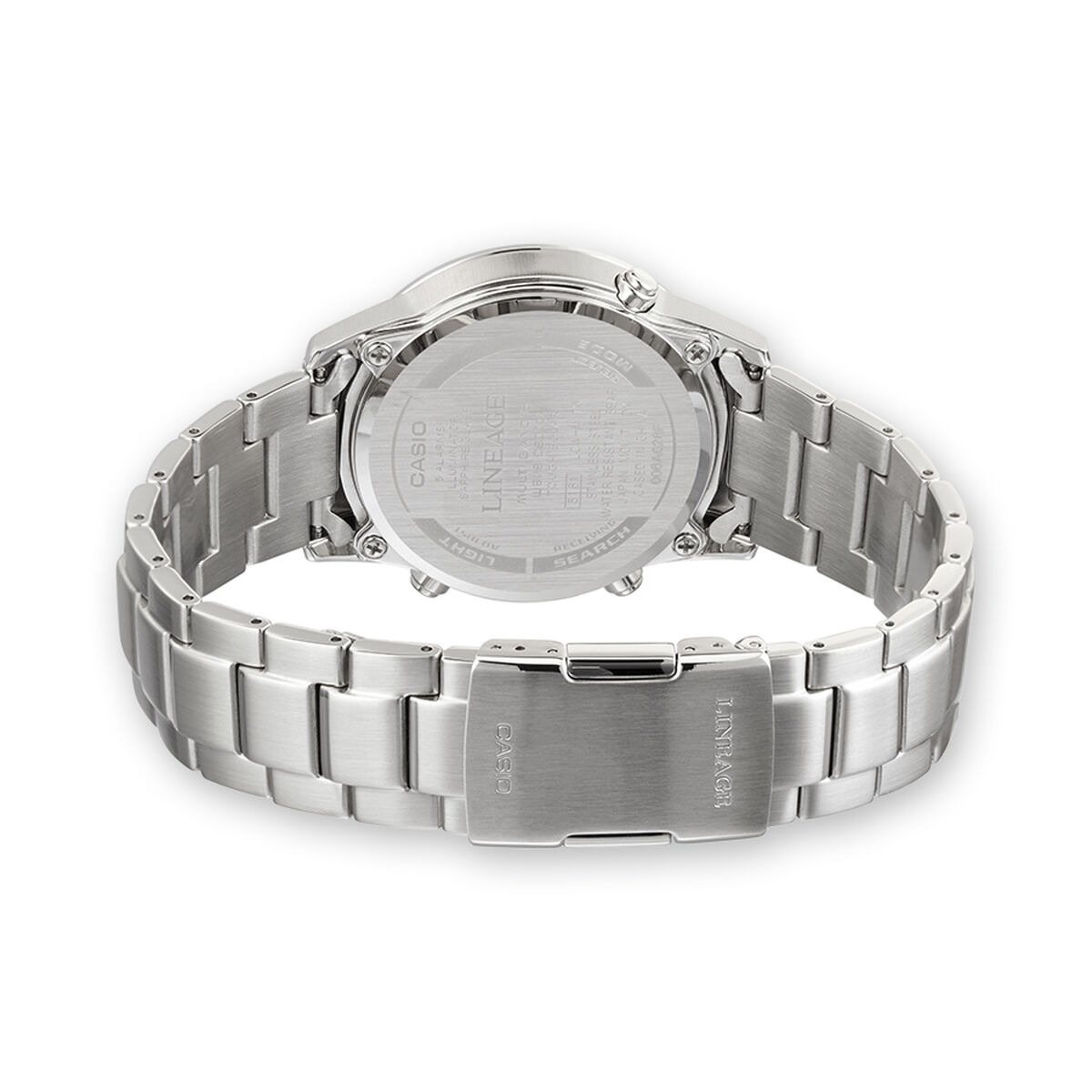 Men's watch Casio LINEAGE Multiband 6 Tough Solar Black Silver (Ø 40 mm)-3