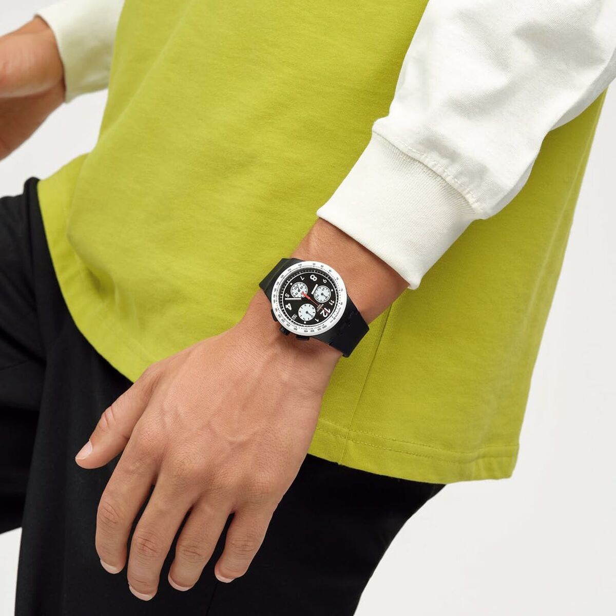 Men's Watch Swatch SUSB420 Black-4