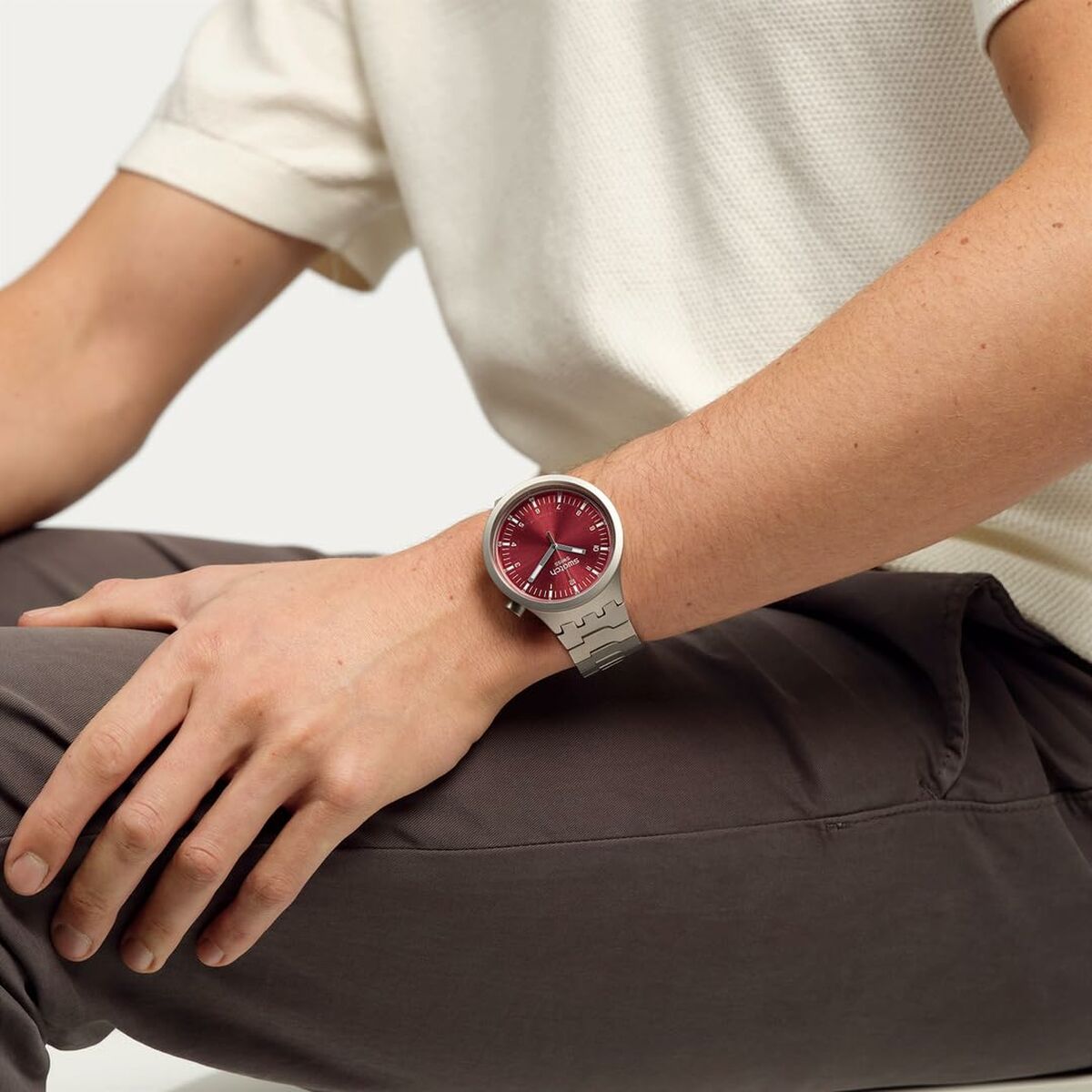 Unisex Saatler Swatch SB07S104G Siyah Gümüş-2
