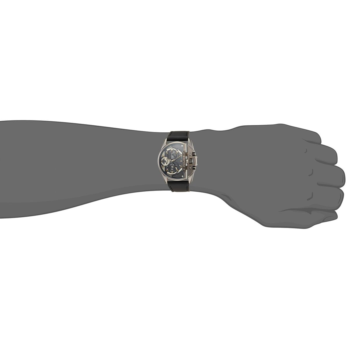 Men's Watch Police PEWJF2203601 Black White-2
