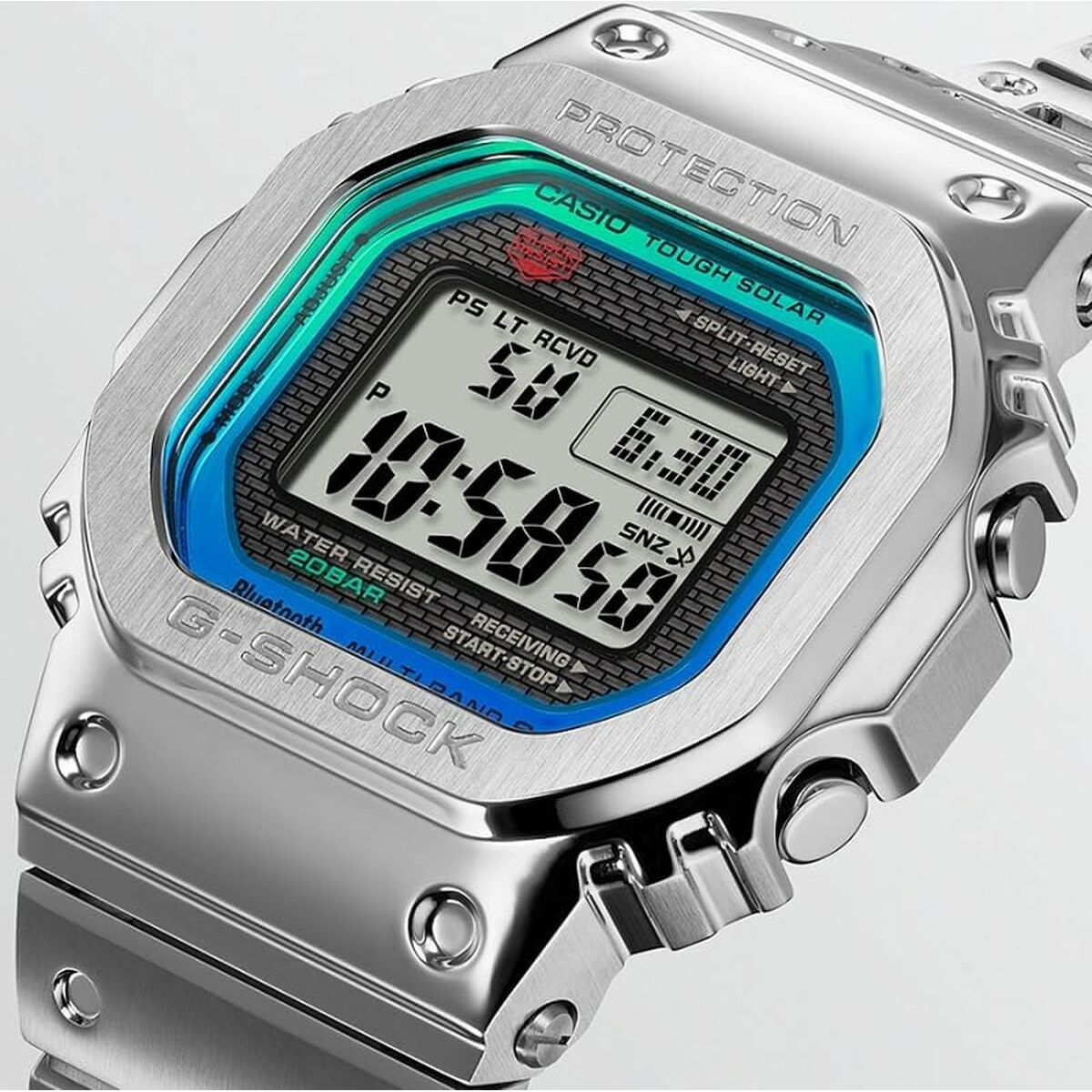 Мужские часы Casio G-Shock GMW-B5000PC-1ER Серебристый-2