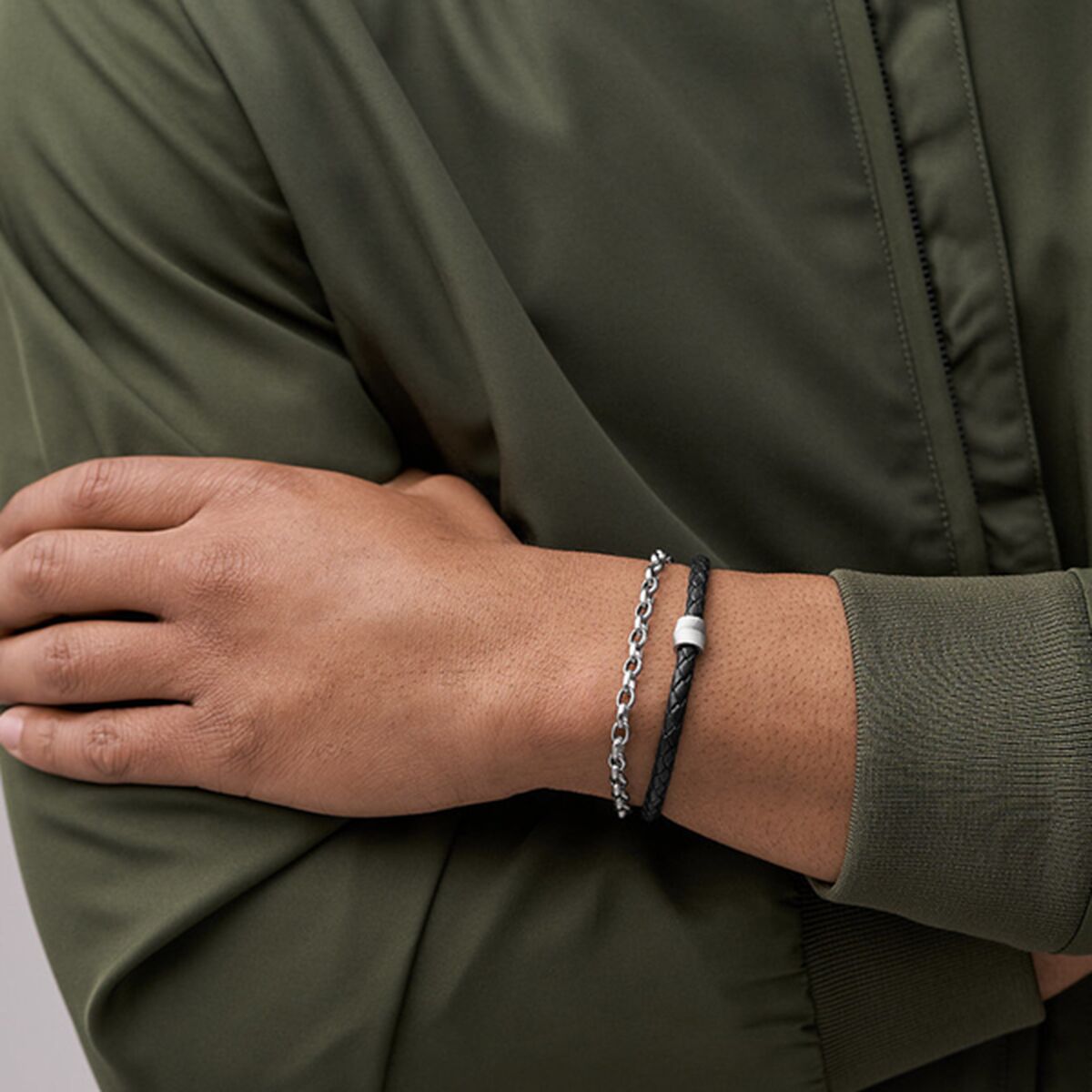 Мужские браслеты Fossil JF04556040-2