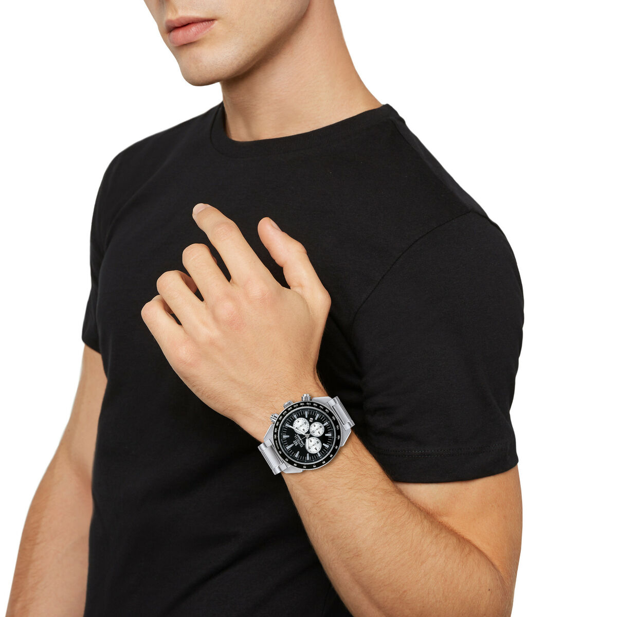 Мужские часы Breil TW1924 Чёрный Серебристый (Ø 44 mm)-4