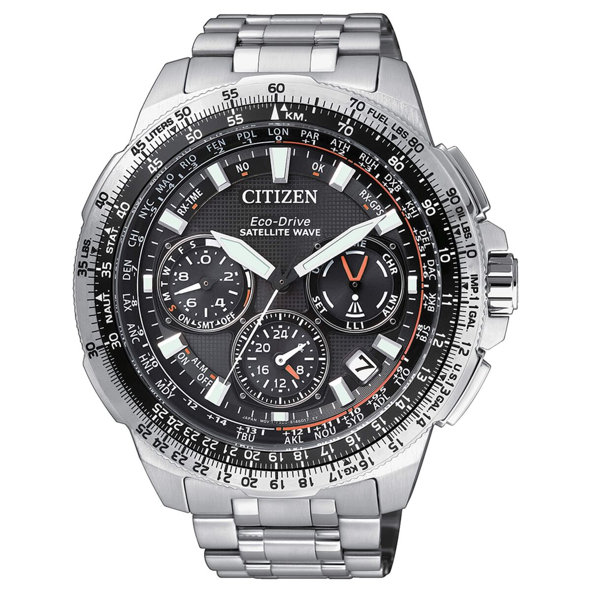 Men's watch Citizen CC9020-54E (Ø 47 mm) Black Silver-2