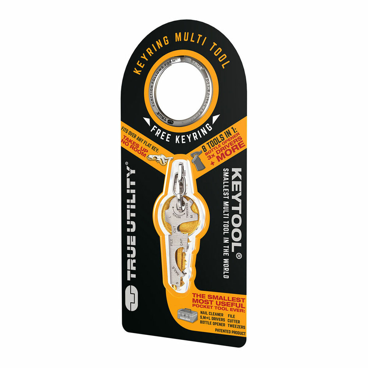 Multi-purpose key ring True Keytool tu247k 8 Функции-5