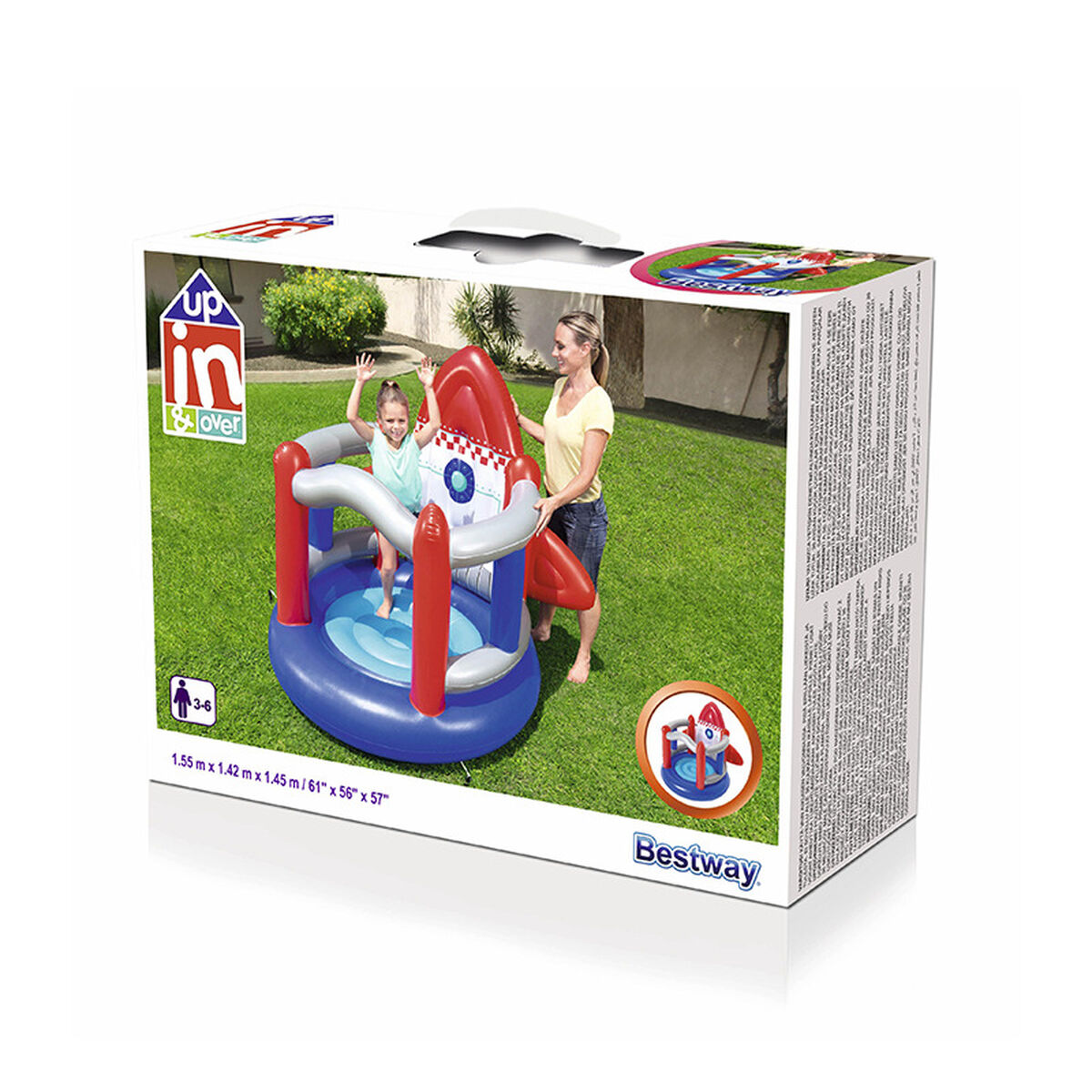 Надувной замок Bestway Ракета 155 x 142 x 145 cm-2