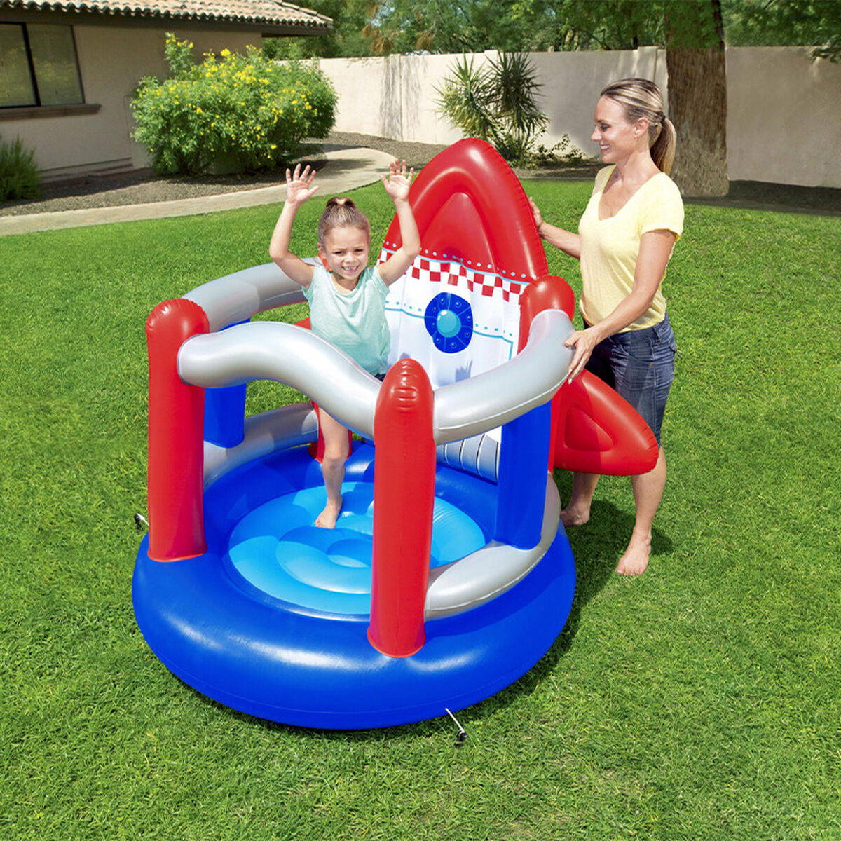 Надувной замок Bestway Ракета 155 x 142 x 145 cm-3