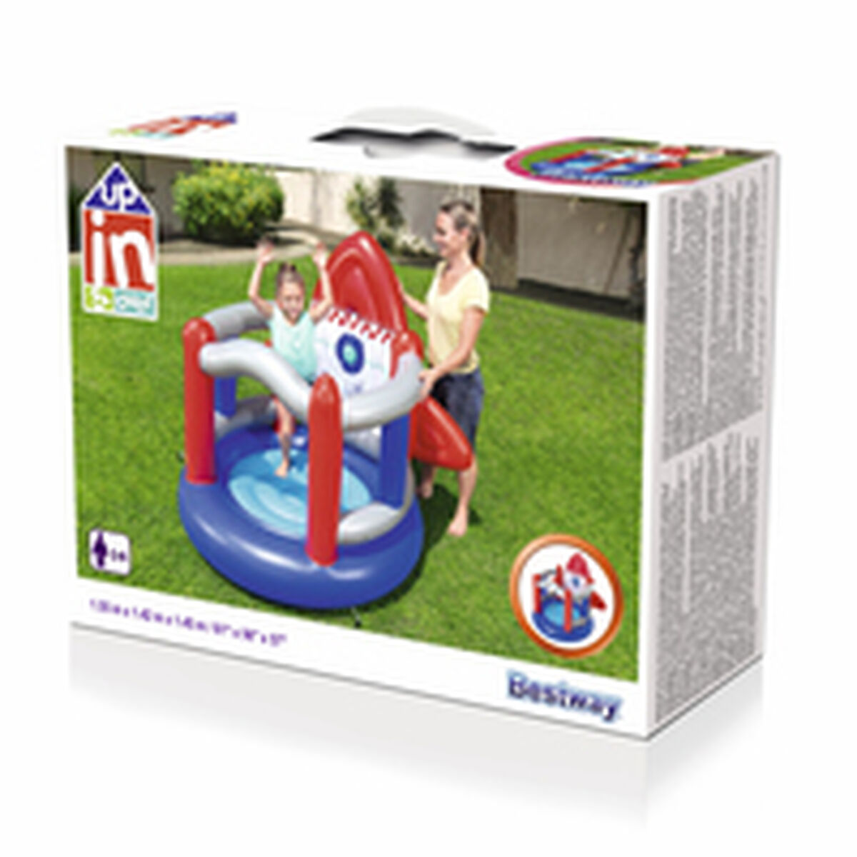 Надувной замок Bestway Ракета 155 x 142 x 145 cm-5