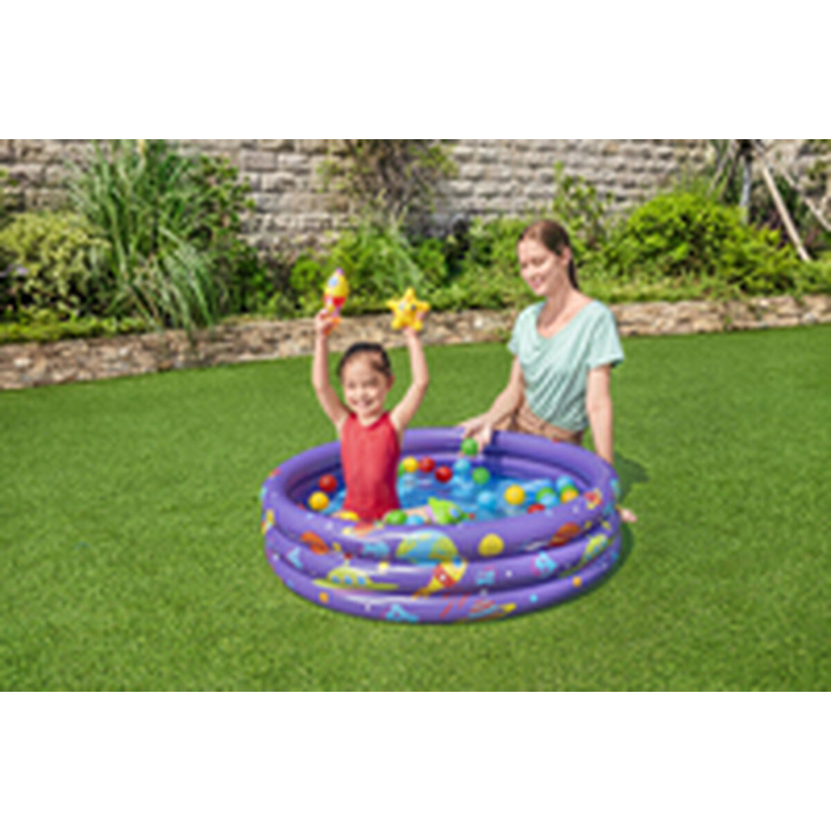 Бассейн с мячиками Bestway 102 x 25 cm-8