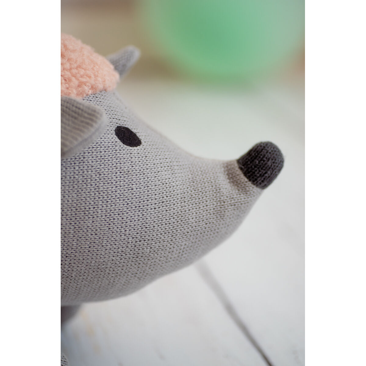 Плюшевый Crochetts AMIGURUMIS MINI Серый Ёжик 20 x 28 x 40 cm-4