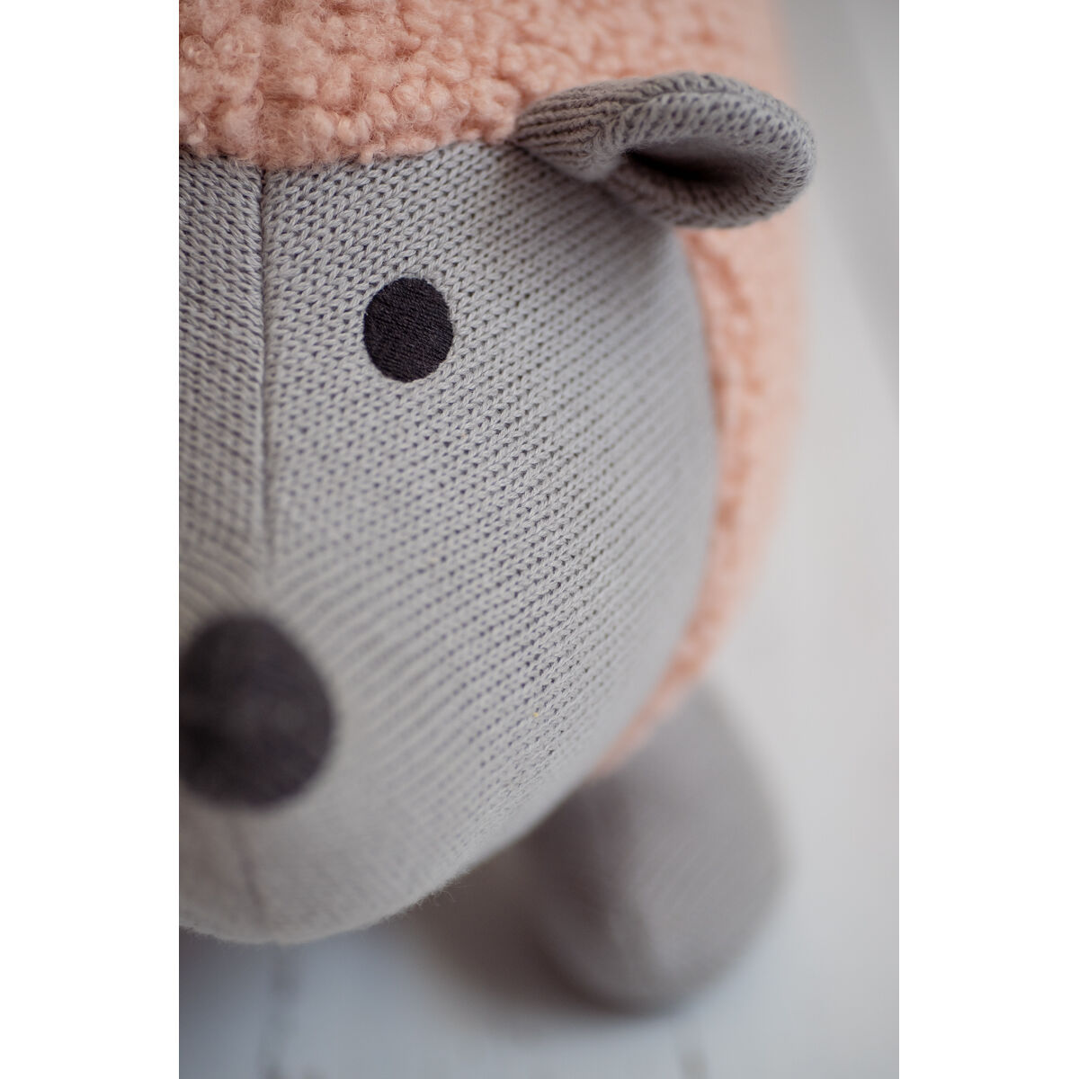 Плюшевый Crochetts AMIGURUMIS MINI Серый Ёжик 20 x 28 x 40 cm-5