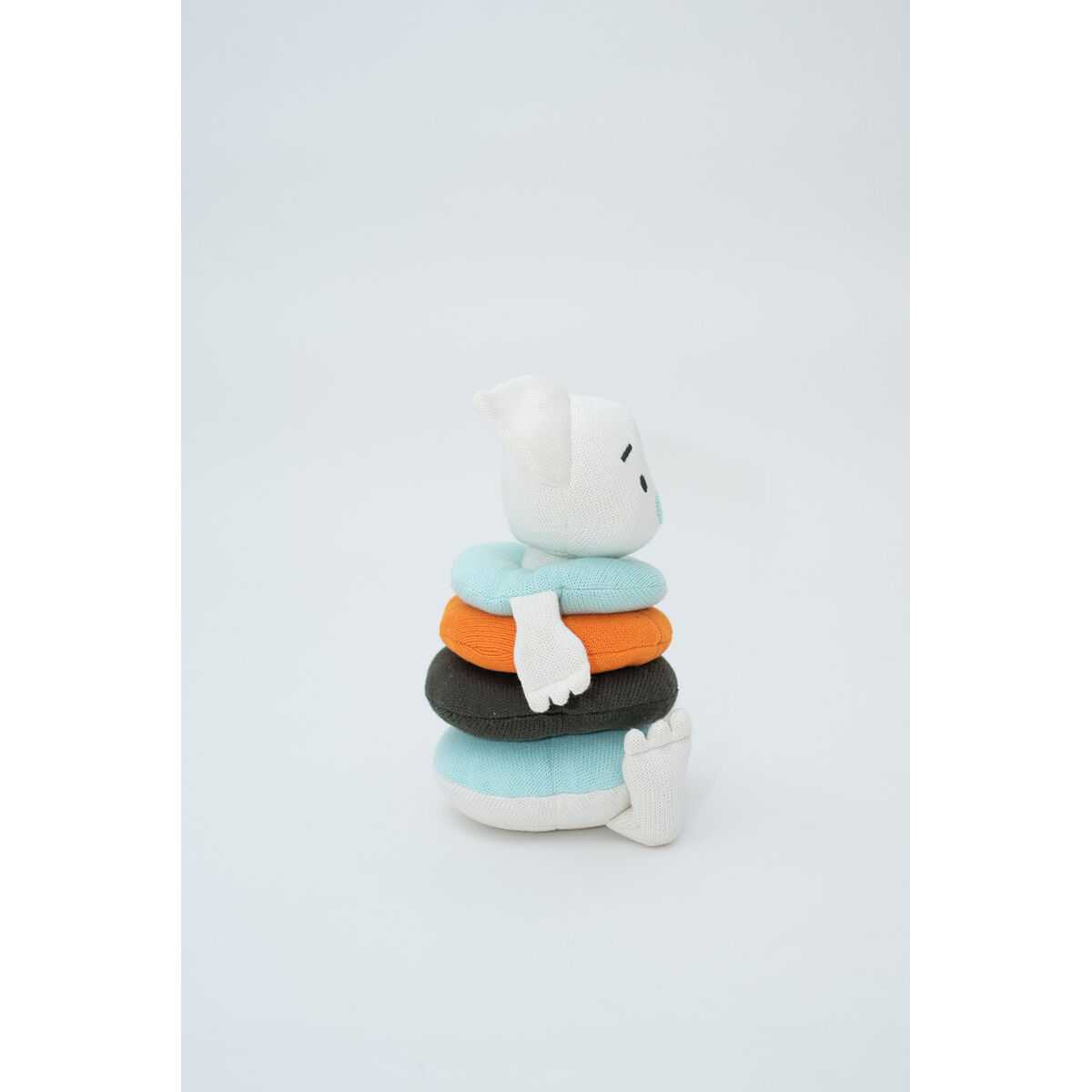 Плюшевый Crochetts Bebe Синий Белый Мышь 28 x 32 x 19 cm-7