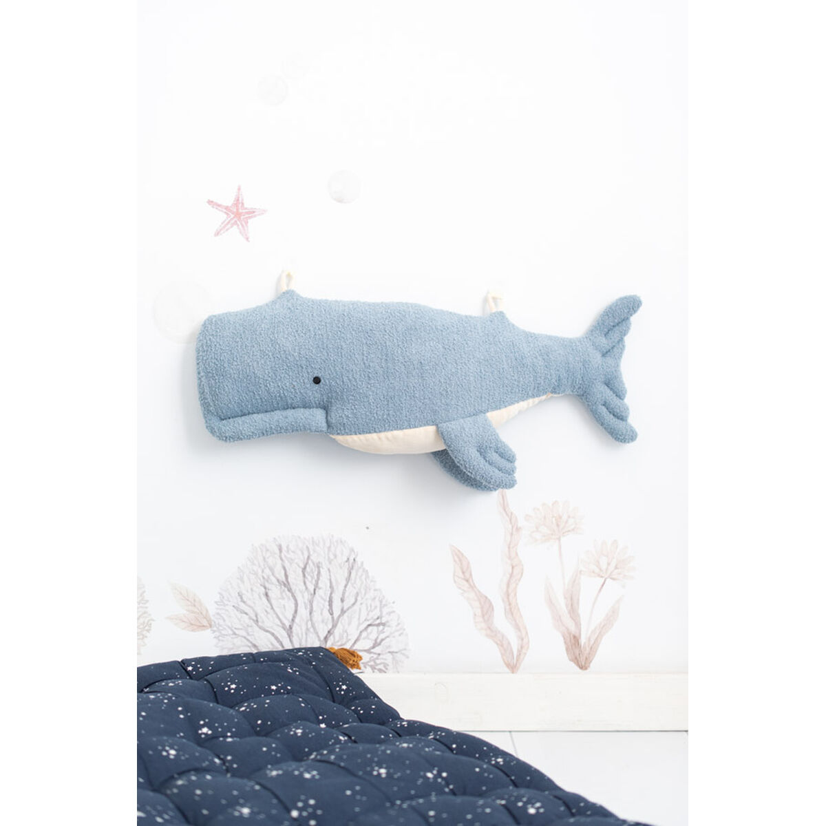Плюшевый Crochetts OCÉANO Синий Белый Осьминог Кит Рыбы 29 x 84 x 14 cm 4 Предметы-4