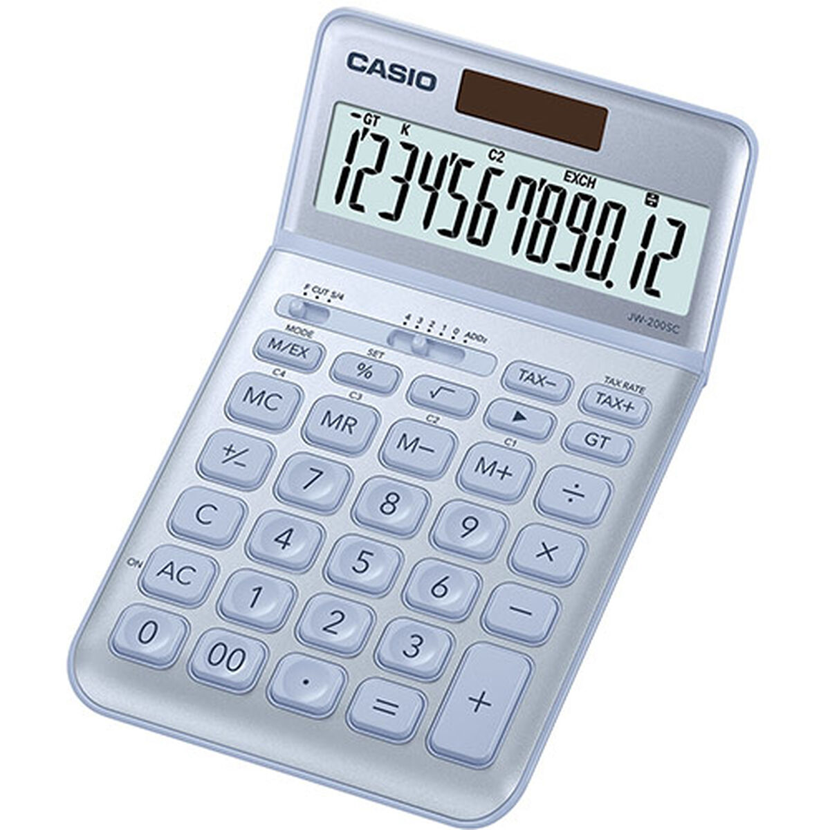 Калькулятор Casio JW-200SC-BU Синий Пластик-4