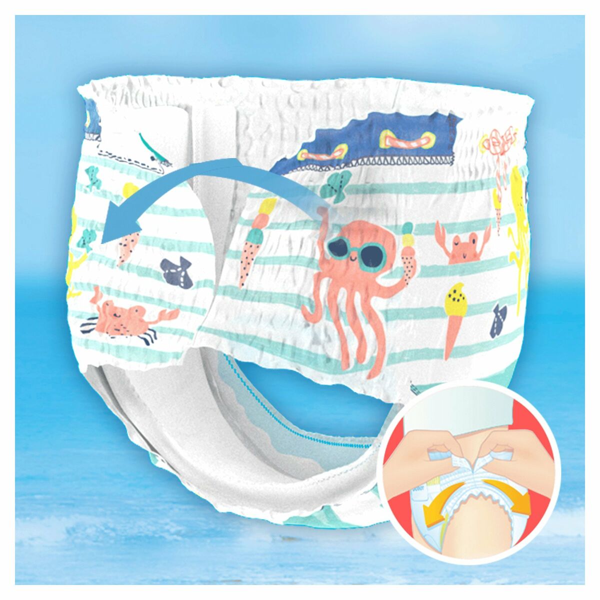 Одноразовые подгузники Dodot Splashers 5-6 14 Kg (10 штук)-6