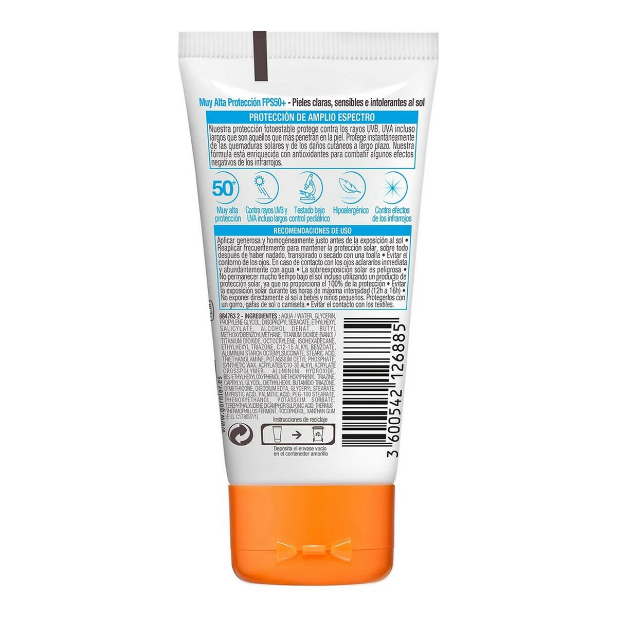 Детское молочко после загара Garnier C6000455 SPF 50+ 50 ml-2