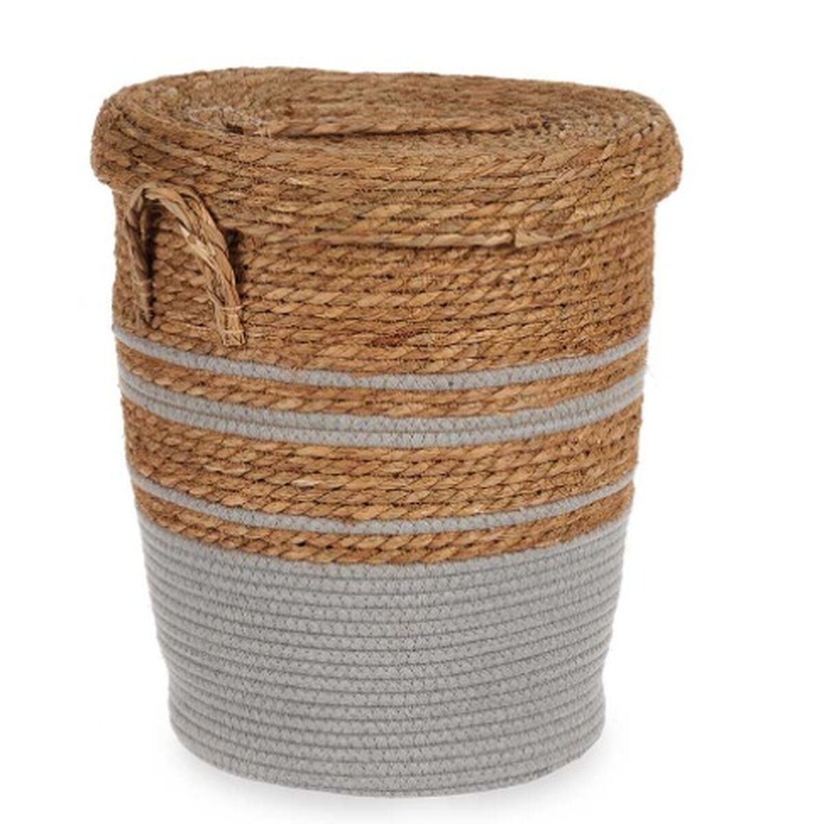 Basket Brown Grey Seaweed 36 x 43 x 36 cm (4 pieces)-2