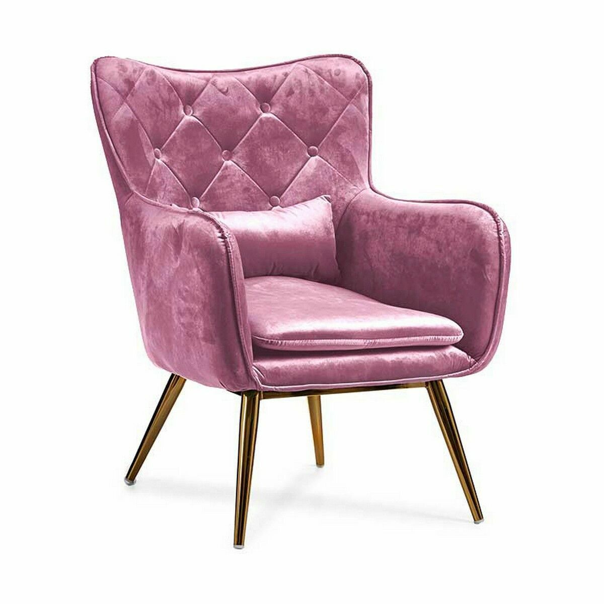 Chair Pink 68 x 92 x 70 cm (2 pieces)-2