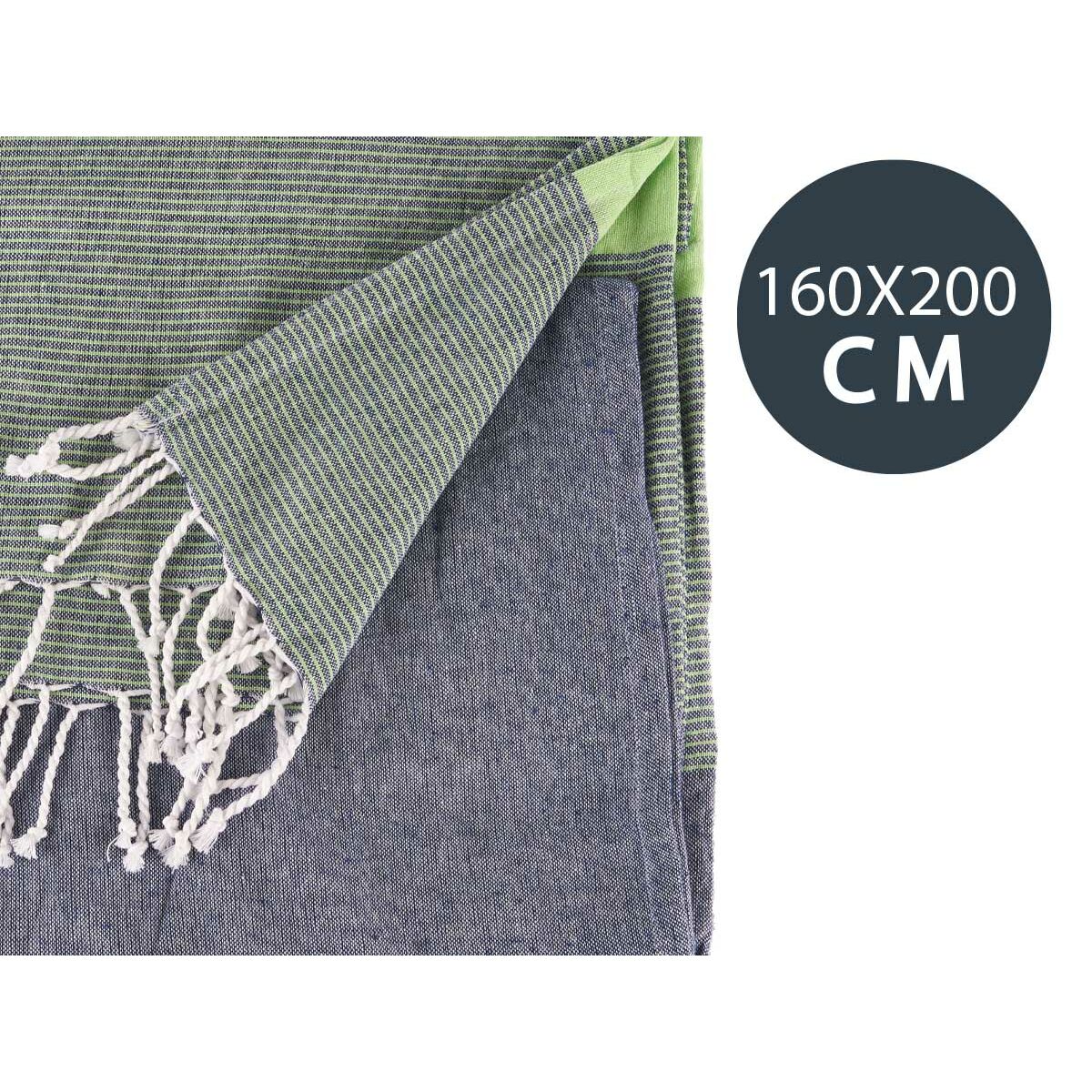 Multi-purpose handkerchief 160 x 200 cm Green (12 pieces)-4