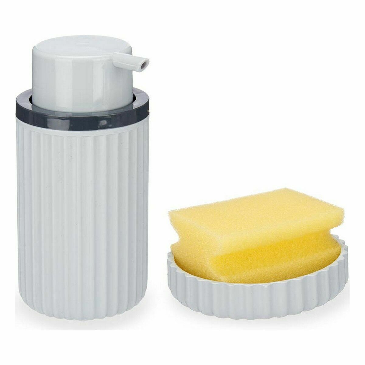 מטבח קבע 3 פריטים פלסטיק אפור (12 חתיכות)-2