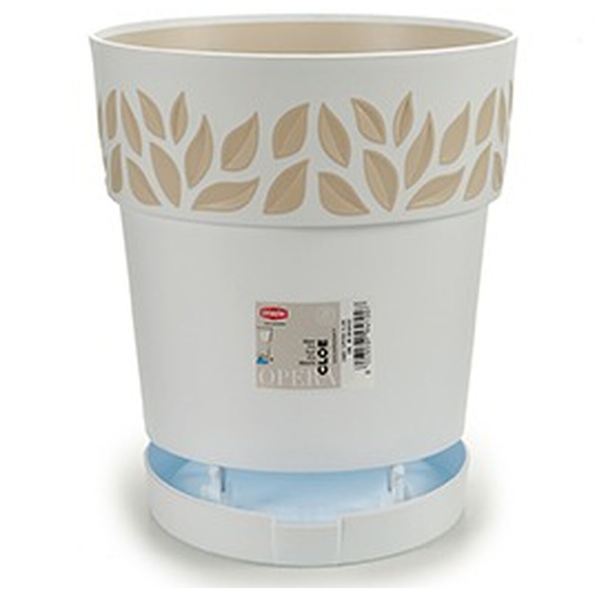 Olla automática Stefanplast Cloe Plástico blanco 25 x 25 x 25 cm (6 piezas)-3