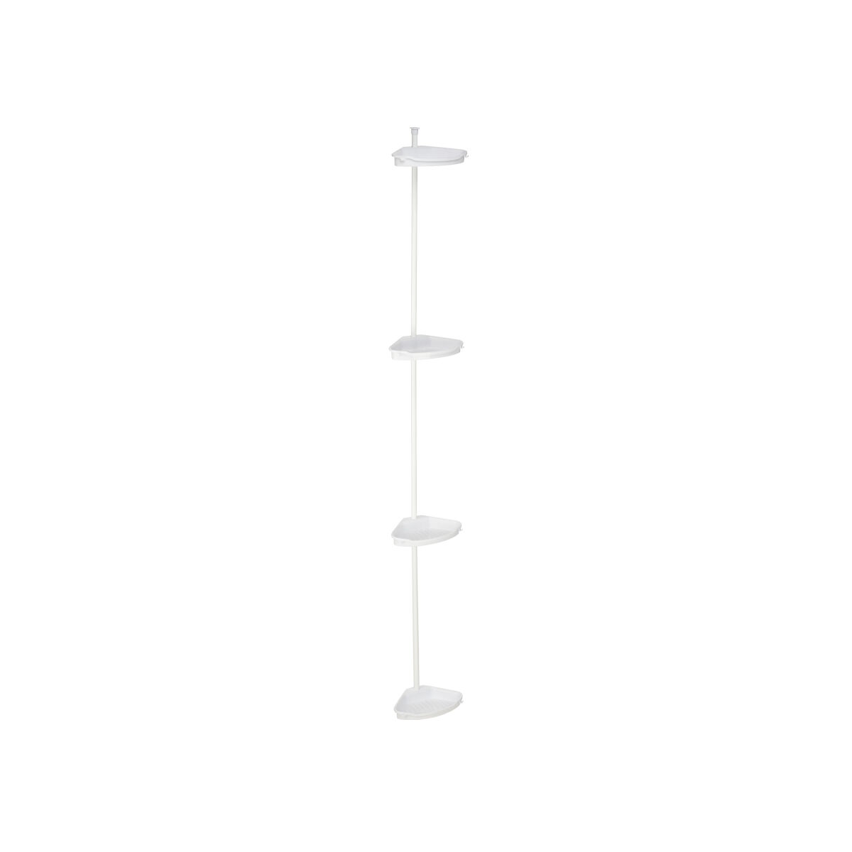 Bathroom shelf Retractable Metal Plastic (4 pieces)-2