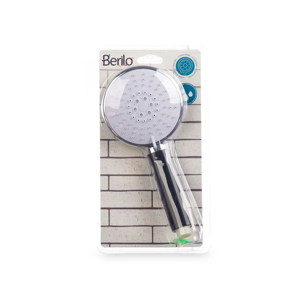 Душ Лейка Black Металл 10,5 x 24 x 5 см (12 даана)-3