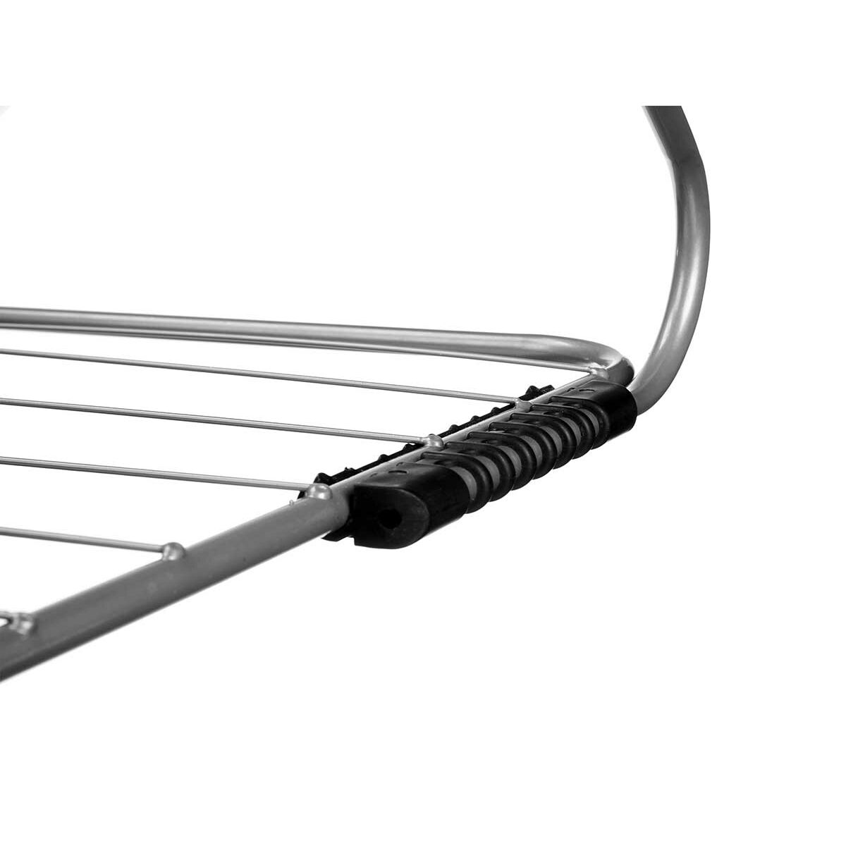 Сушилка Чёрный Серебристый 105 x 3 x 54 cm Балкон (4 штук)-4