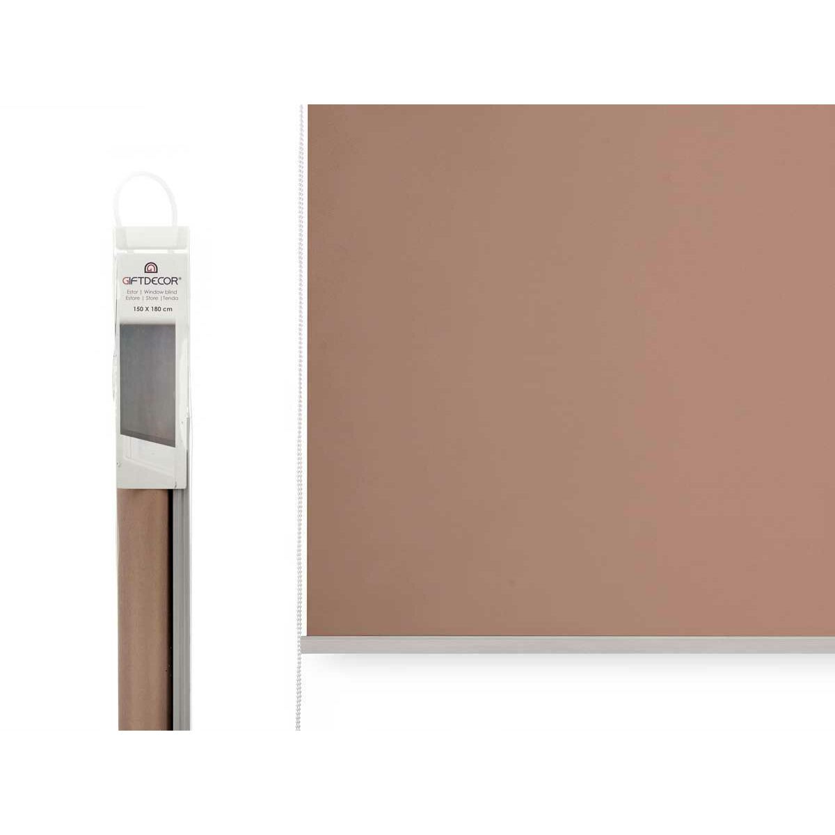 Рольставни 150 x 180 cm Бежевый Ткань Пластик (6 штук)-3