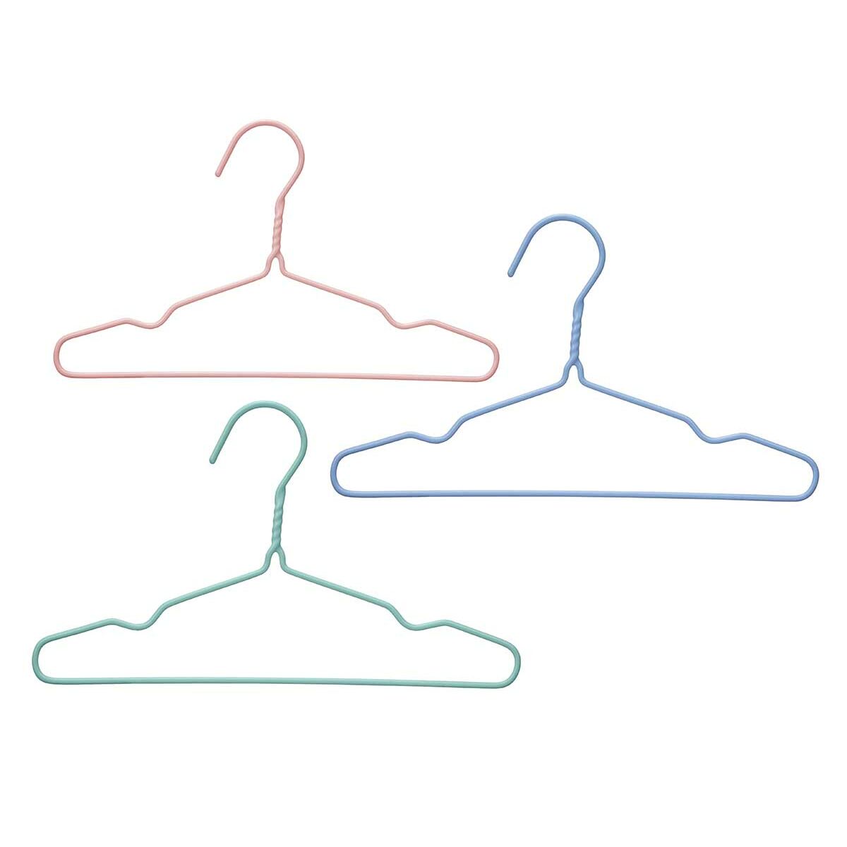Набор вешалок Металл Силикон 9,5 x 0,3 x 18 cm (24 штук)-2