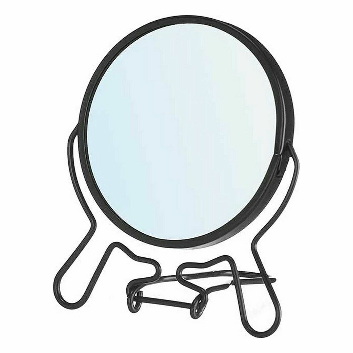 Magnifying Mirror Black Iron 11 x 13 x 1.5 cm (12 pieces)-3