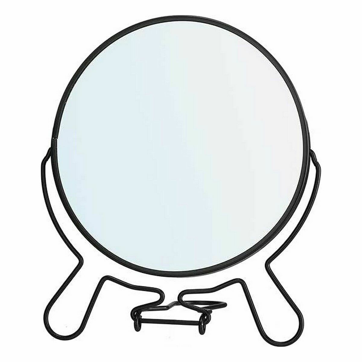 Увеличительное Зеркало Чёрный Железо 15,5 x 18 x 1,5 cm (12 штук)-3