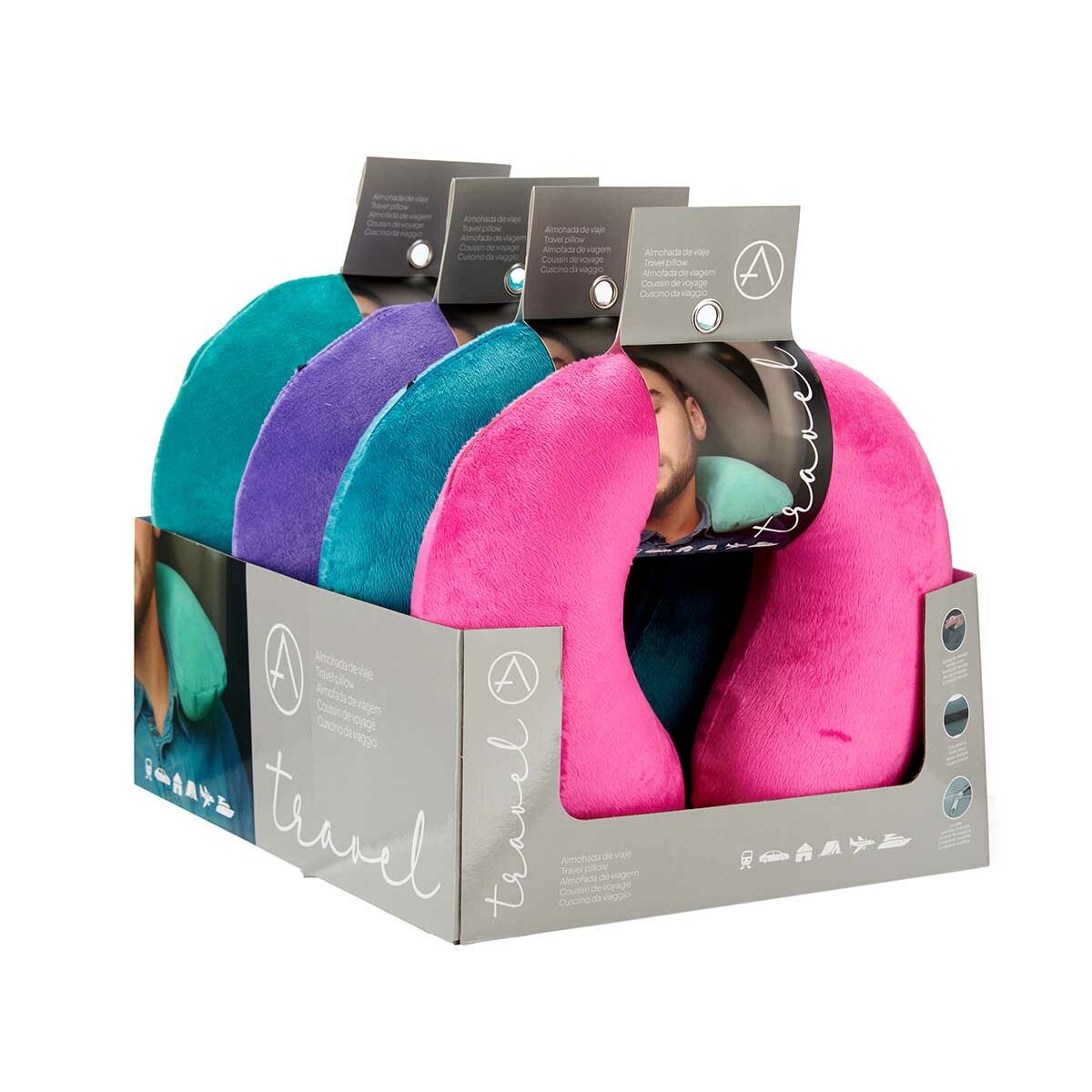 Neck pillow 31 x 10.5 x 27.4 cm (4 pieces)-2